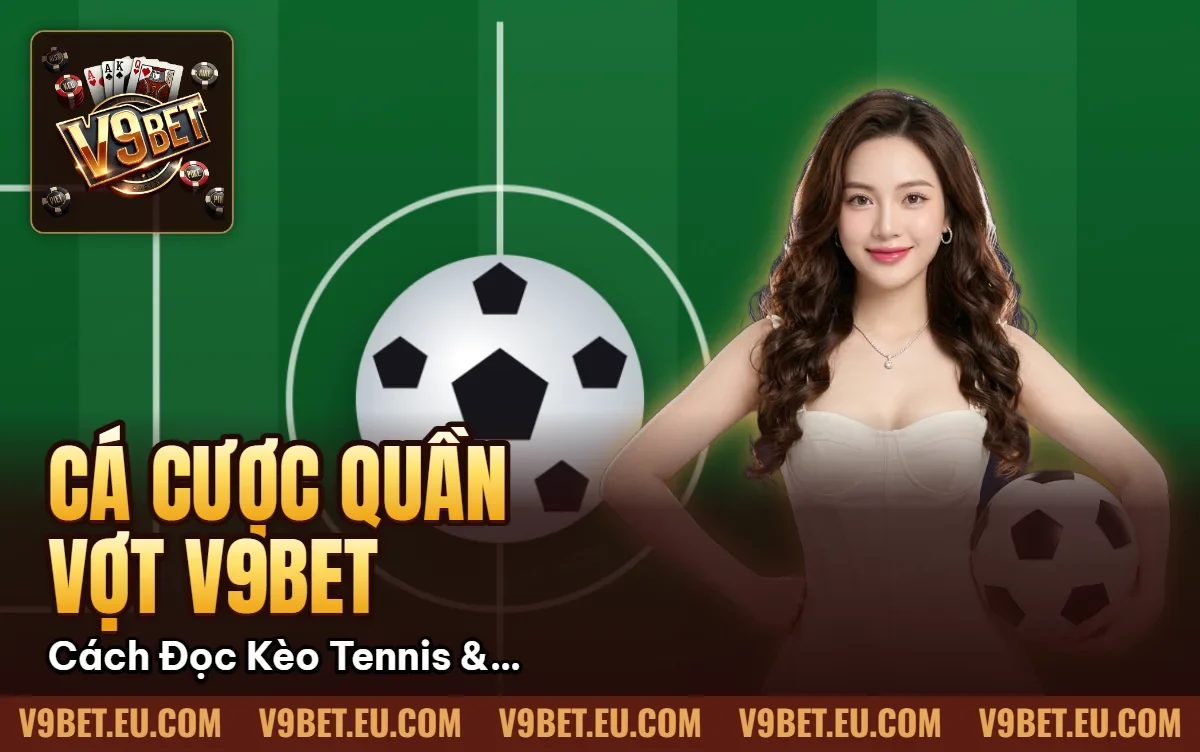 Cá Cược Quần Vợt V9BET | Cách Đọc Kèo Tennis & Odds Cá Cược Quần Vợt V9BET | Cách Đọc Kèo Tennis & Odds